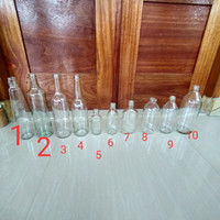 botol kaca bekas sirup marjan 460mil