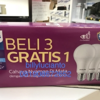 Lampu LED Bulb Bohlam PHILIPS Paket 12 watt Mycare Pack 12w Multipack