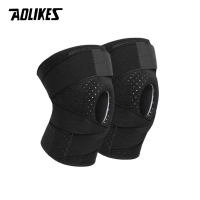 7908 AOLIKES COOLFIT KNEE WRAP PAD SUPPORT SLEEVE DEKER LUTUT KAKI