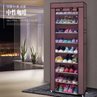 Rak Sepatu Kain 10 susun shoe rack shoes dust cover Lemari Tingkat rac