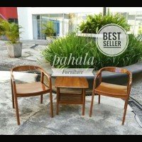 Kursi Teras Jati New Betawi (Kursi Jati, Outdoor, Interior, Furniture)