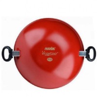 WAJAN MAXIM VALENTINO 30cm TEFLON ANTI LENGKET RED SLVSHOPEEGROSIR