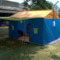 Tenda Pramuka Posko Regu kap 12 siswa/ 10 dewasa bahan waterproof
