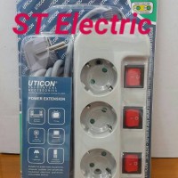 Stop Kontak / Stopkontak Arde UTICON Masing2 Saklar ST-1382 SW