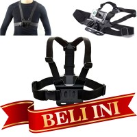 Chest Strap Mount Body Belt Gopro Hero SJCAM Xiaomi Kamera Tali Dada
