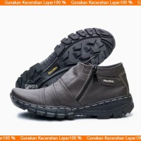 Sepatu Boot pria Boots Touring Traveling Zipper Handmade Fordza BKS09