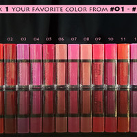 ECER / SATUAN - BOURJOIS EMBOSS / Lipgloss / Lip Cream Matte Borjouis