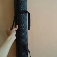 matras gulung / camping / yoga / spons / outdoor / olahraga