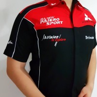 Baju Seragam Otomotif PAJERO Baju Komunitas Moto GP Kemeja Bordir F1