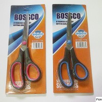 Gunting Bossco 718 Karet / Gunting / office / stationery