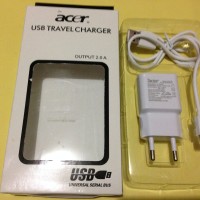 Usb Travel Charger All Handphone Acer Output 2 0 A Original Hanya Wa