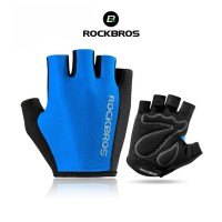 ROCKBROS S099 Bike Glove half Finger - Sarung Tangan Sepeda BLUE