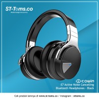 Cowin E-7 / E7 Active Noise Cancelling Bluetooth Headphones - Black