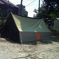 obral tenda pramuka kap 10 siswa/8 dewasa bahan waterproof campur