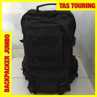 Tas Touring Libanon Ransel Tactical Hitam Besar 50x27x40