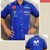 Baju Seragam Otomotif Yamaha, Baju Komunitas Moto GP, Kemeja Bordir F1
