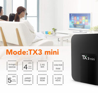 Android Tv Box TANIX TX3 mini RAM 2GB ROM 16GB OS 7 NOUGAT Full APPS