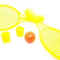 Set Raket Badminton Tenis Bola Ping Pong Kecil Mainan Anak Edukasi