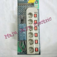 StopKontak / Stop Kontak / Colokan Listrik Cabang 6 Uticon ST-1682 SW