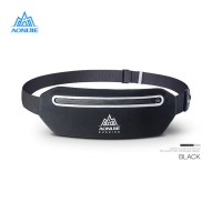 Aonijie Waist Bag W922 - Tas Pinggang Lari Sepeda Gym Outdoor - BLACK