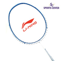 FULL SET Raket Badminton Lining SS 99 Plus New Light Weight WHITE Blue