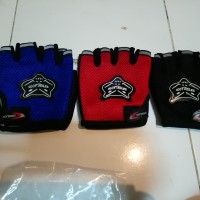 Sarung tangan half finger motor / sport / gym sport / hiking / sepeda