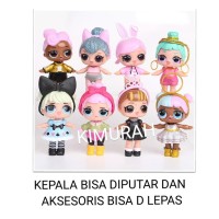 MAINAN PAJANGAN HIASAN TOPPER KUE BONEKA LOL SURPRISE TANPA BOLA