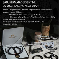 Promo Kalung kesehatan islami / tasbih - Al athar Black jade