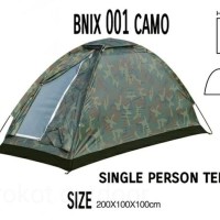 tenda camping, tenda Pramuka, tenda single camo, loreng bnix 001