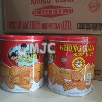 Khong Guan Assorted Red Mini 650 gr Biskuit Biscuit KHONG GUAN Kaleng