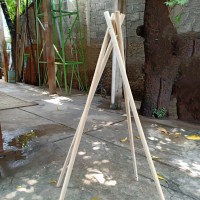 Tongkat Pramuka 160cm untuk tenda model folding stand