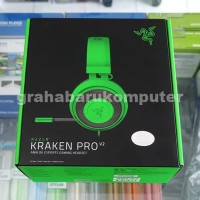 Razer Kraken Pro V2 Green Gaming Headset For Pc Xbox One Ps4 Hijau