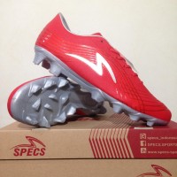 Sepatu Bola Specs Accelerator Elevation 19 FG Red Silver 100909 Ori