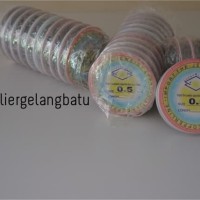 Tali Kawat Aksesoris 0,5 bahan Gelang Kalung craft fashion 0.5 mm bead