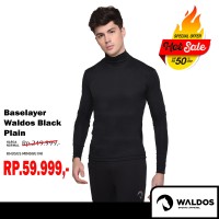 PROMO !! Baselayer Training Waldos Black Plain