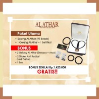 Promo - AL ATHAR AL ATTAR Kalung Kesehatan - TASBIH - Black Jade
