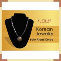 Original Promo - AL ATHAR Kalung Kesehatan - TASBIH - Black Jade