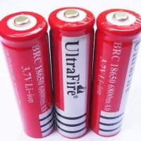 baterai 18650 UltraFire Ori Recharge Lithium 3.7v Batre batere