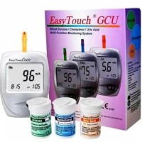 Easy touch GCU 3in1 cek gula darah kolestrol asam urat alat kesehatan