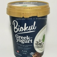 Biokul Greek Yogurt Plain 473ml, Best Product, Tanpa Gula Tambahan!