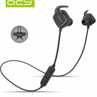 QCY QY12 earphone Bluetooth magnet dengan mic