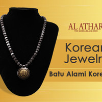 Promo - AL ATHAR Kalung Kesehatan - TASBIH - Black Jade