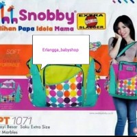 snobby tas bayi besar saku extra size color Marbles+ADAY TPT 1071