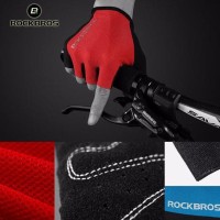ROCKBROS S099 Bike Glove half Finger - Sarung Tangan Sepeda GRAY - XL