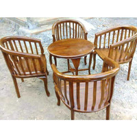 PROMO!!! KURSI TERAS betawi 4.k + meja kayu jati