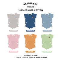 MOOI Setelan Baju Anak Retro Set - 1t