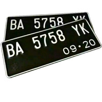 PLAT NOMOR MOTOR STANDAR BEST SELLER