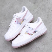 blush pink nike air force 1