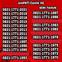 Nomor cantik simpati tahun 2001 s/d 2020