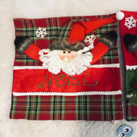 Sarung Bantal Natal Kotak 7242 - Santa
